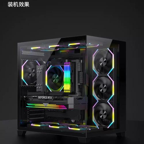 PC case fan in operation close-up