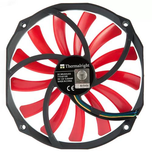 Thin PC case fan hardware detail
