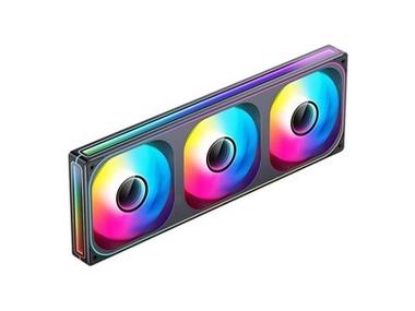 乔思伯 ZB-360 正叶 一体式ARGB机箱风扇深度评测：炫酷无限镜灯效与强劲风量兼备