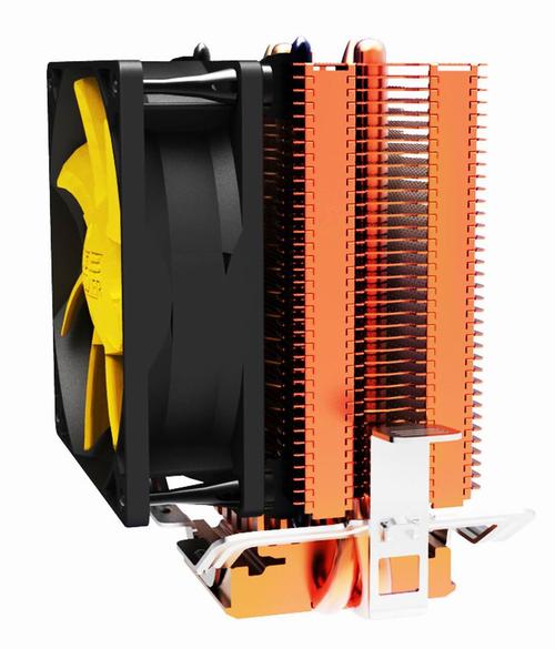 Computer hardware cooler installation view
