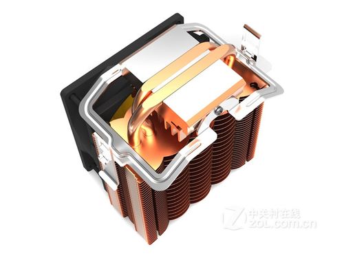 CPU cooler fan in operation
