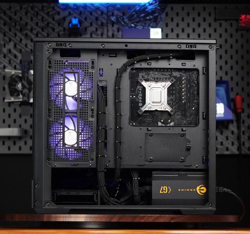 Gaming PC case fan installation
