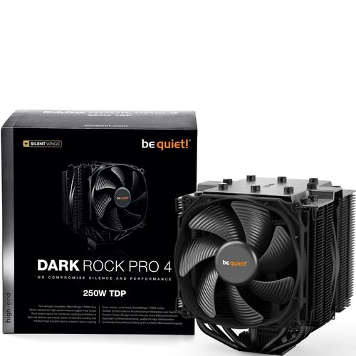 高端CPU风冷散热器安装在主板上的视觉效果