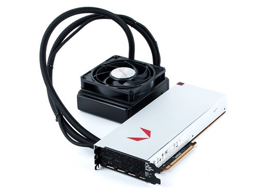 RX Vega 64 显卡涡轮风扇散热与功耗测试