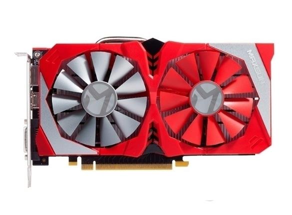 铭瑄 GTX 1050Ti 终结者冰火版外观特写