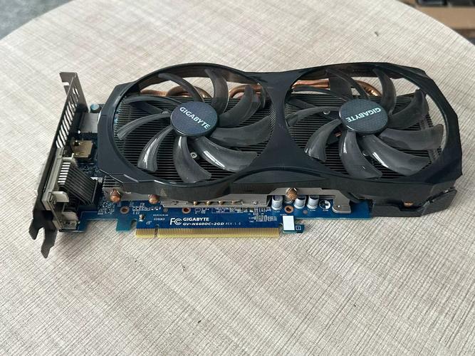 PC graphics card cooling fan close-up