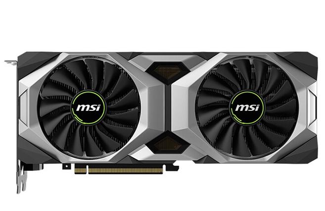MSI RTX 2080 Ti Ventus graphics card dual fan design