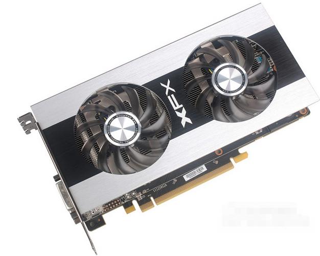 Close-up of AMD graphics card