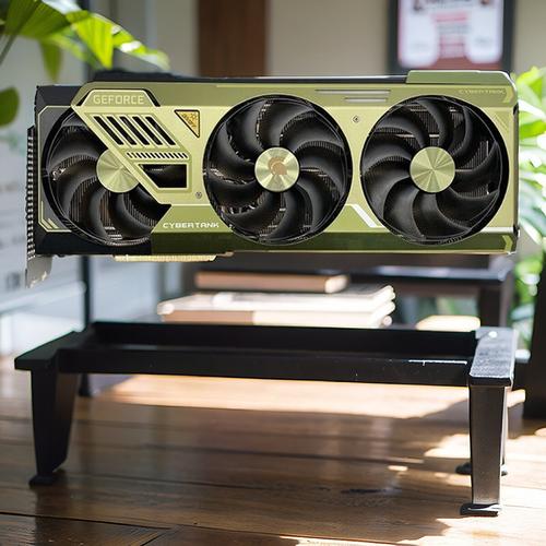 电脑硬件内部显卡安装设计展示