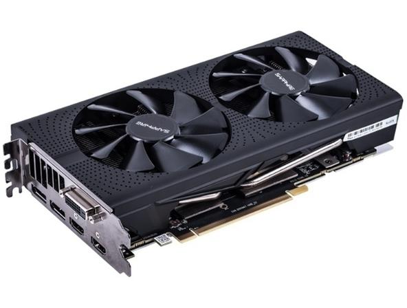 蓝宝石RX 580显卡正面外观特写