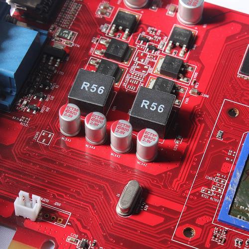 PC graphics card on table with clear hardware details