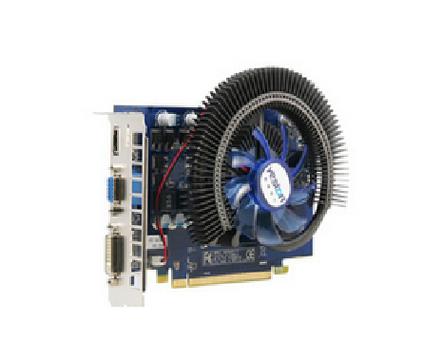 Graphics card in gaming performance test