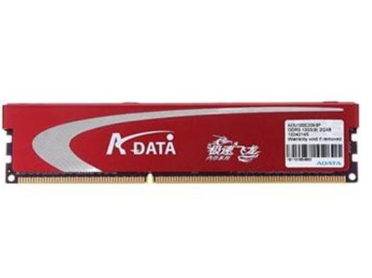 威刚威龙红色 2GB DDR3 1333 评测：经典入门级台式机内存稳定之选