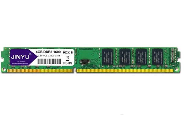 DDR3 RAM module close-up view