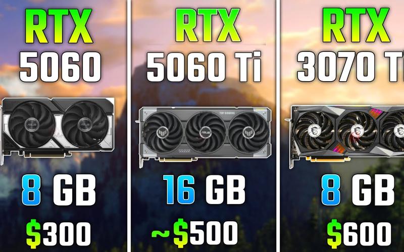 盈通RTX 3050 6G vs 万丽RTX 5060 8G 深度对比：入门与主流的抉择