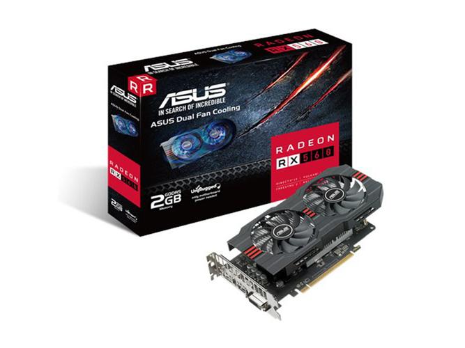 华硕RX560-2G vs 蓝宝石RX 560 2G D5 白金版 OC 深度对比