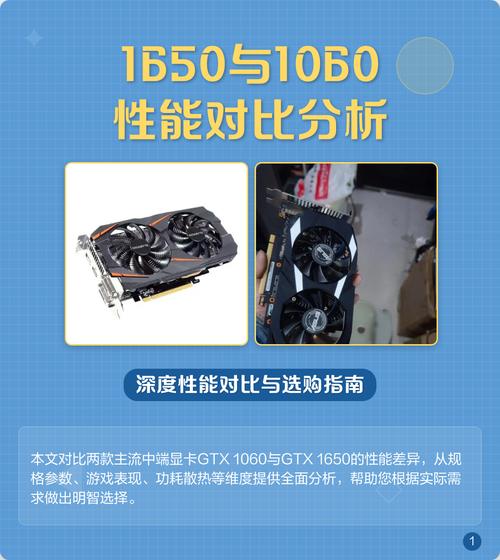 升技GTX 1650 4G D6 vs 影驰GTX 1060骨灰黑将 深度对比