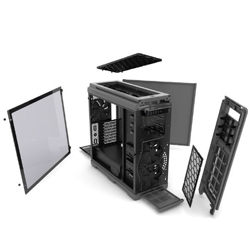 Phanteks 614LTG 机箱性能搭建效果