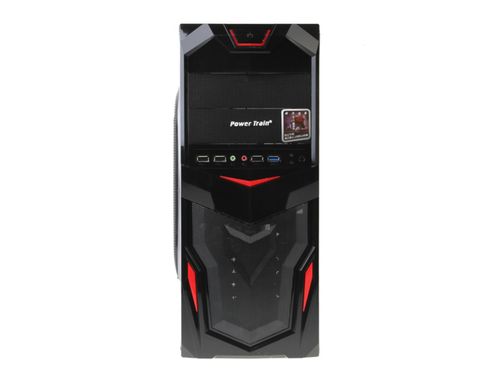 PC case interior with fans for thermal performance