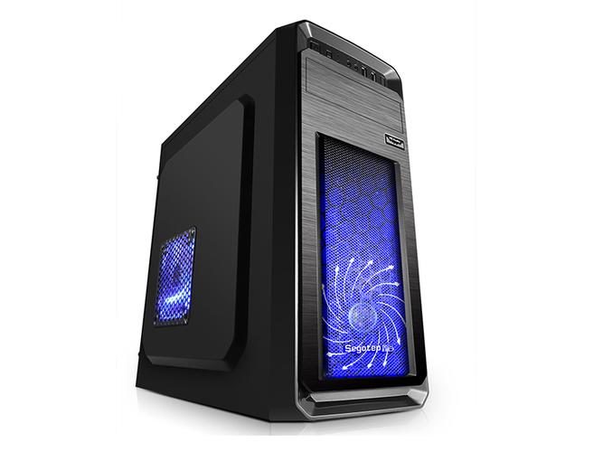 迷你立式PC机箱侧面透视设计