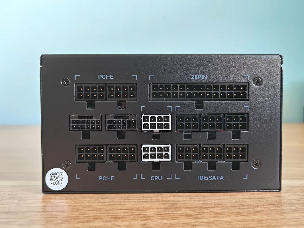 Mini ITX computer case internal components view