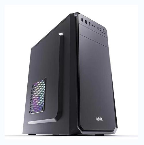 Empty black PC case interior structure