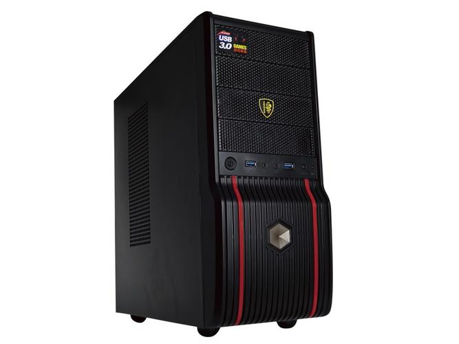 Gaming PC case performance testing setup
