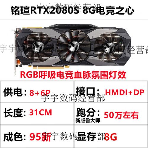 显卡硬件规格对比