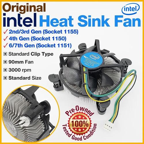 CPU cooler and heatsink for low TDP processor