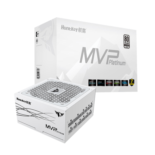 Black PSU installed in computer case