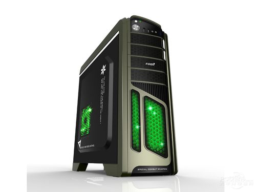 PC case with installed hardware