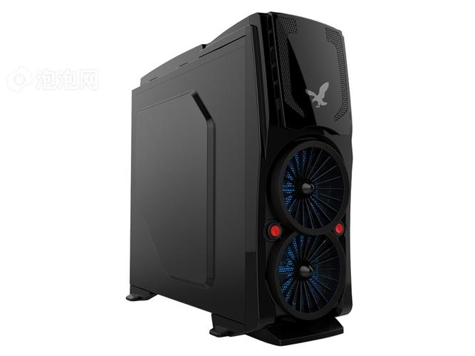 Complete gaming PC build with case