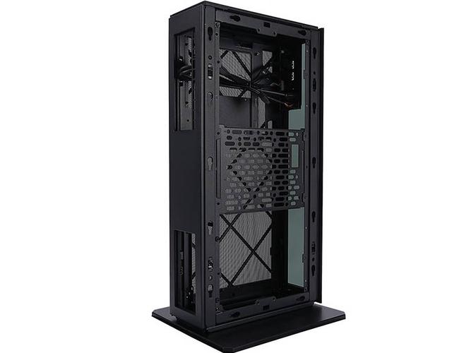 Empty PC case interior for airflow and cooling