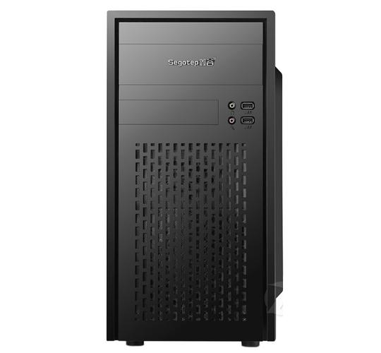 黑色静音PC机箱外观设计