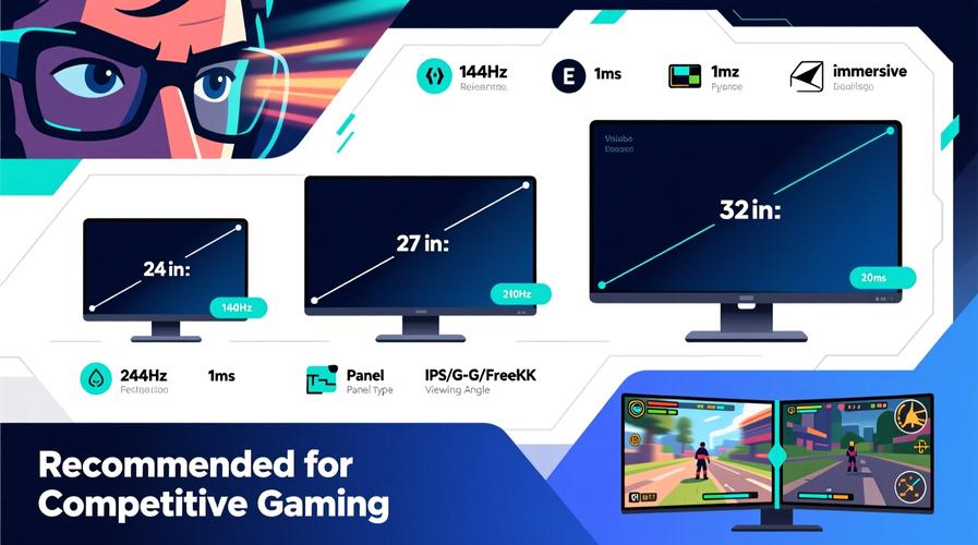 简洁的办公桌面与电脑