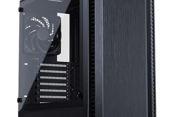 ATX PC case drive bays and cable management