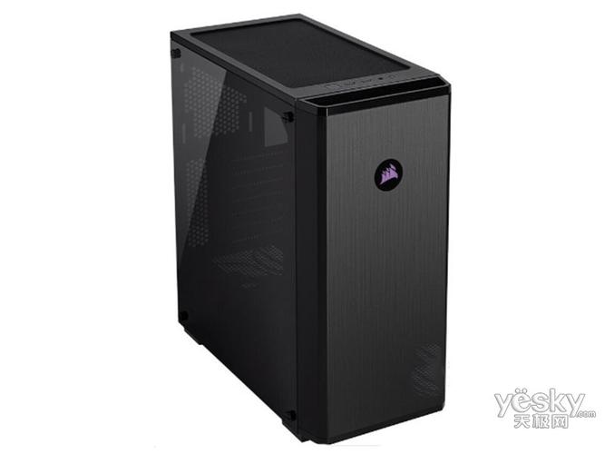 PC case with internal components visible