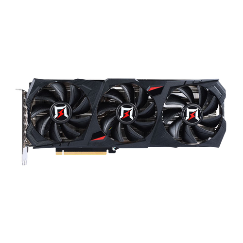 高端显卡内部电路板特写