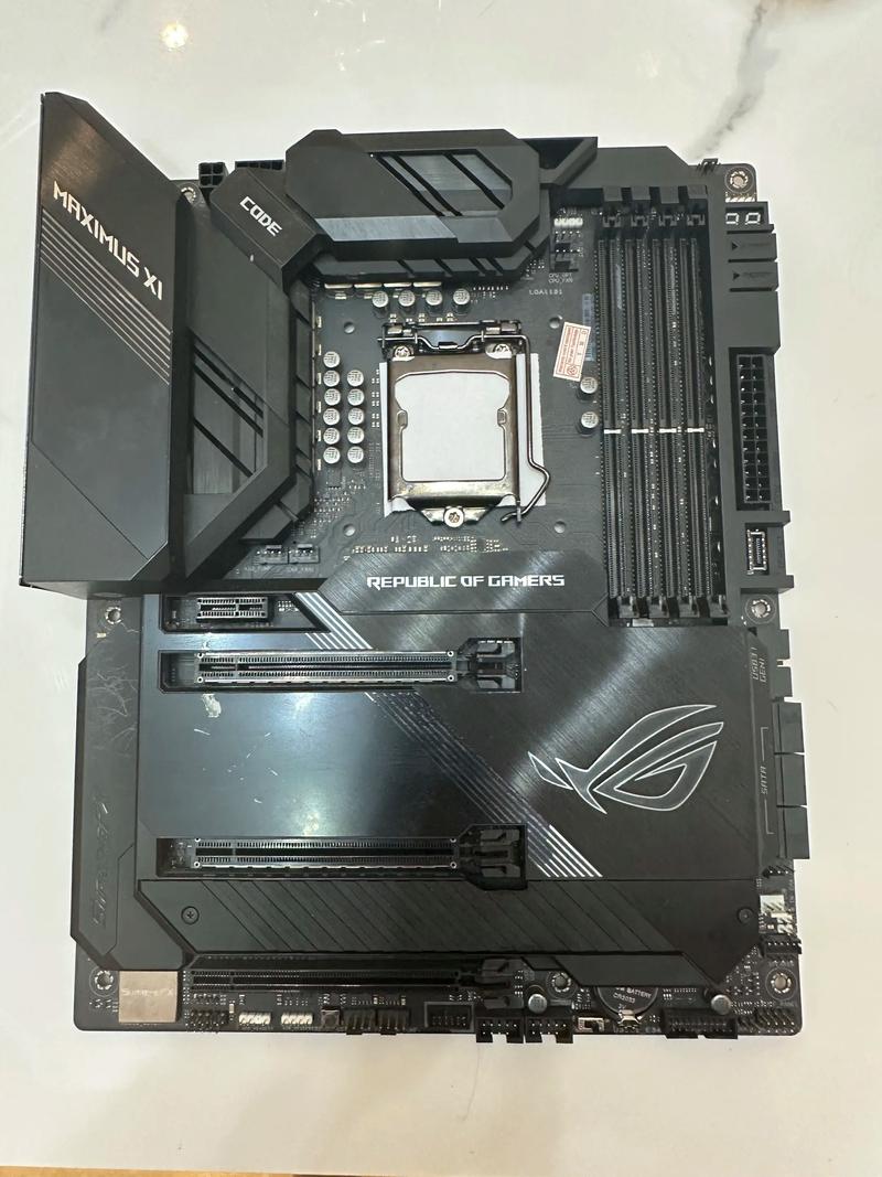 Graphics card close-up showing circuit board and components