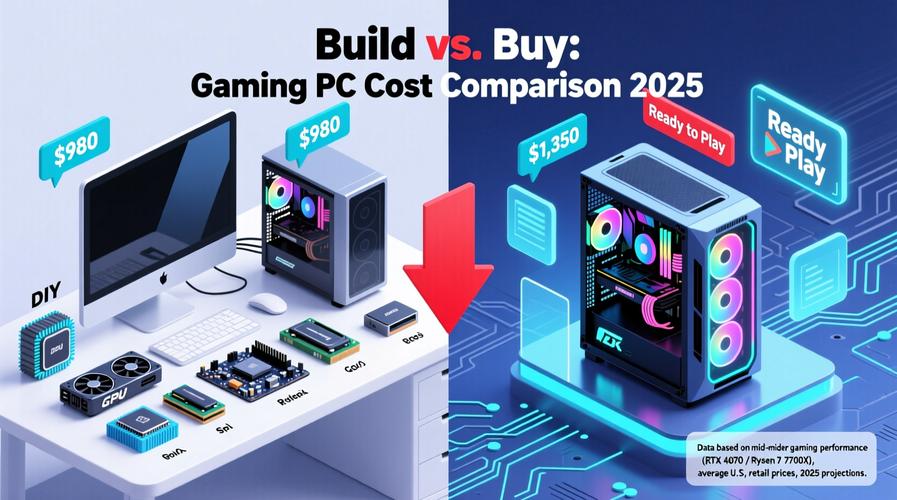 Person choosing between two computer components