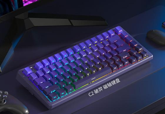 白色键盘设计细节