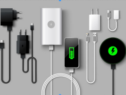 shopping cart with tech products