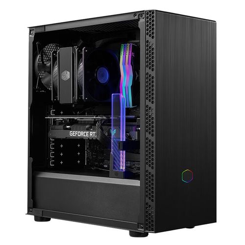 Modern PC case exterior view
