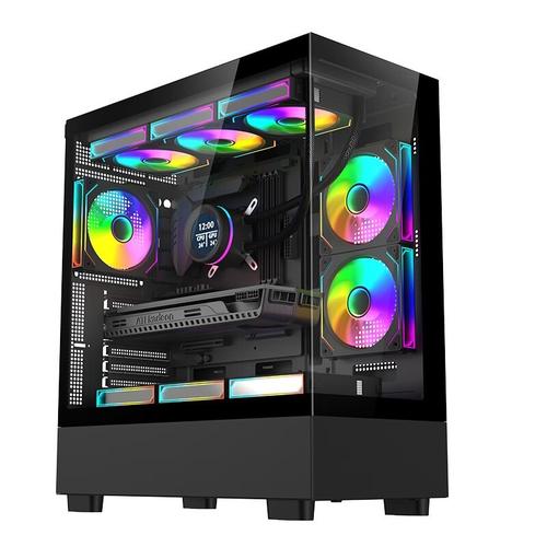 玩嘉玄武PLUS评测：海景房玻璃侧透机箱 360水冷高性价比之选