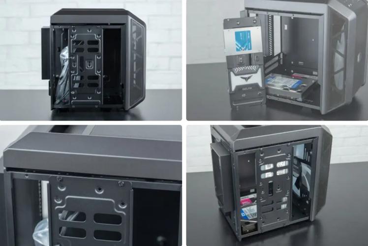 PC case with large RGB cooling fan