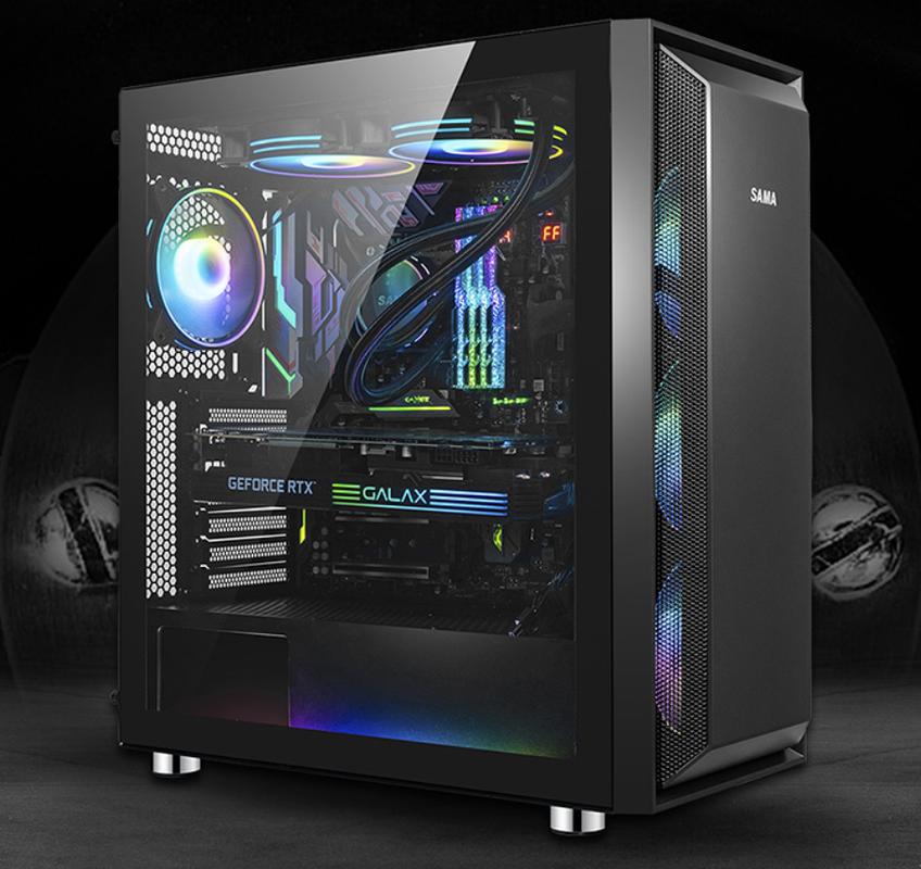 PC case interior cooling system