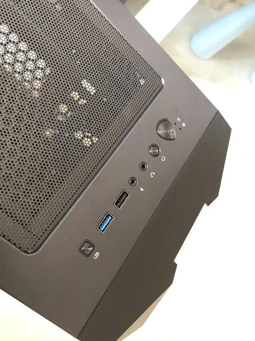 White PC case interior with cooling system