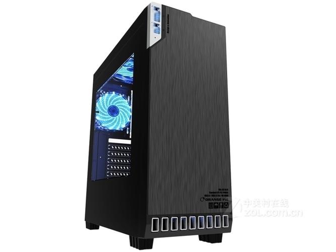 Close up of black PC case hardware