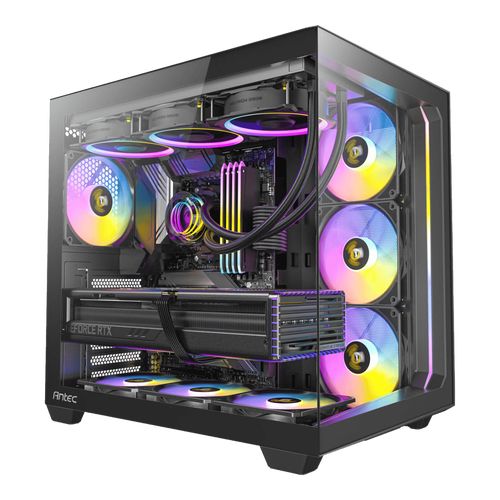 PC机箱内部风扇与组件