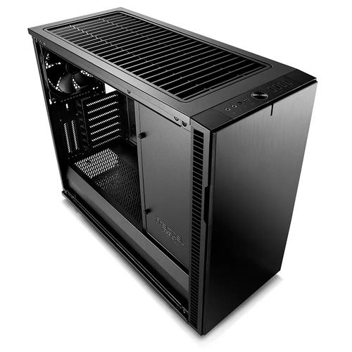 Different PC cases on display for comparison